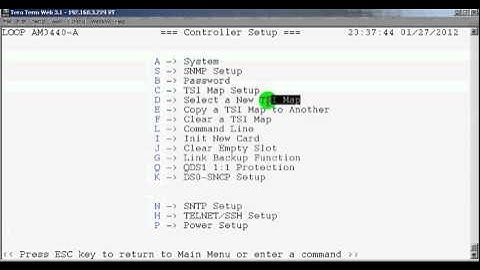 AM3440 serial telnet console introduction.mp4