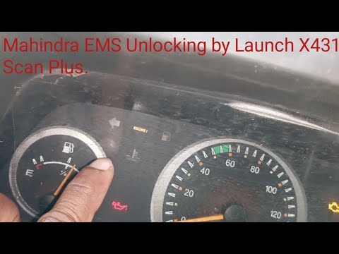 Mahindra EMS Unlocking by Launch X431 Scan Plus.