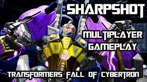 Transformers Fall of Cybertron - Insecticon Sharpshot Multiplayer Gameplay w/ Commentary