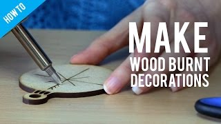 Learn how to make your very own Christmas decorations using our Silverline wood burning pen! These double up as great gift tags 