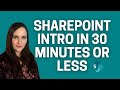 SharePoint Intro in 30 Minutes or Less