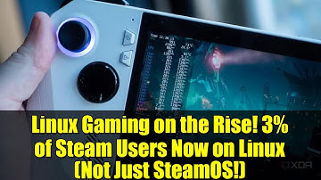 Linux Gaming on the Rise! 3% of Steam Users Now on Linux (Not Just SteamOS!)