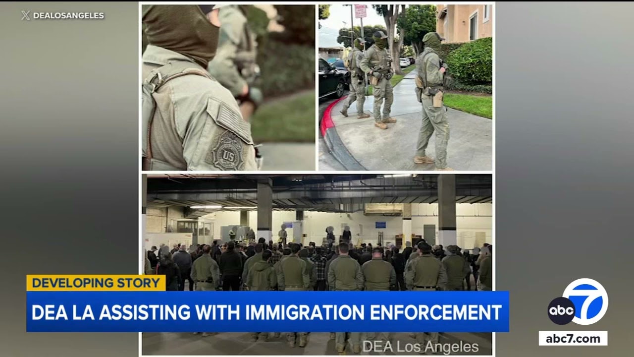 DEA Los Angeles assisting Homeland Security with immigration enforcement