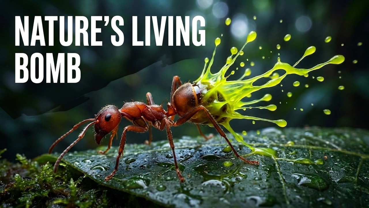 Ant Exploded The Ultimate Sacrifice: Why These Ants Explode to Kill - YouTube
