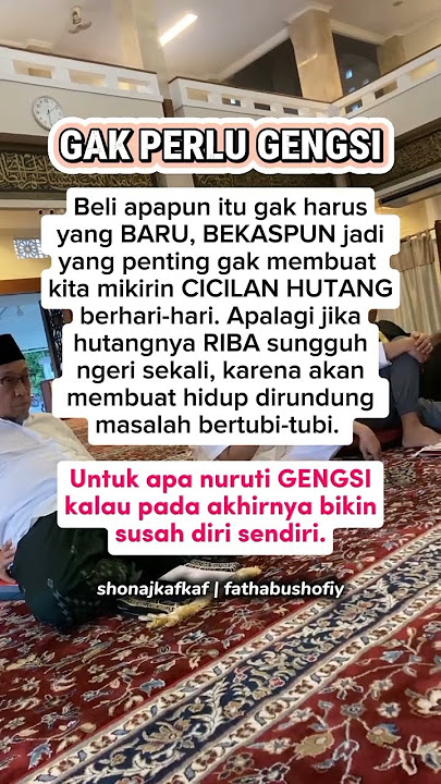 GAK PERLU GENGSI #quotes #nasehat #dakwah #motivasi #edukasi #fypyoutube #viralshorts