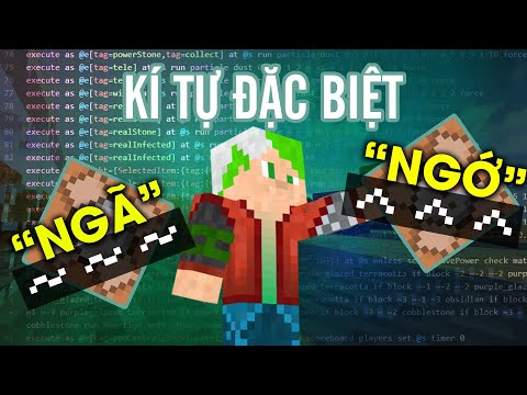 Vị trí toạ độ | KÍ TỰ ĐẶC BIỆT: "NGÃ" HAY "NGỚ" | Minecraft Câu Lệnh