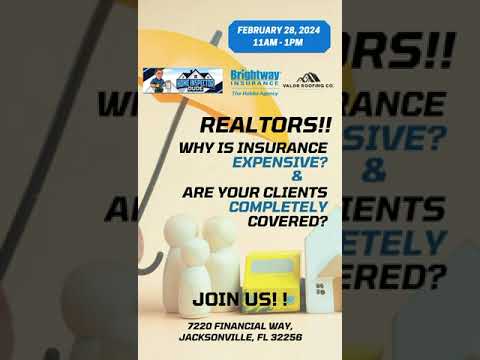 WHY IS INSURANCE EXPENSIVE REALTORS JOIN US THIS FEB 28