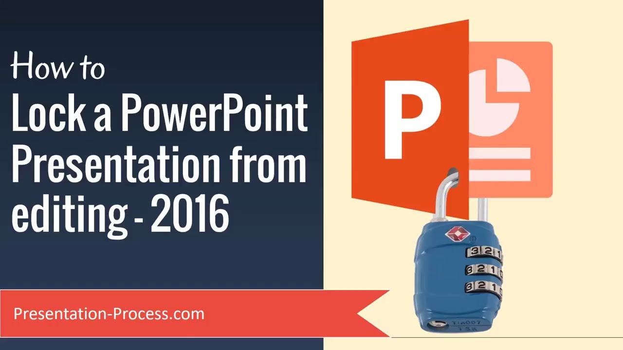 how to unlock presentation in powerpoint