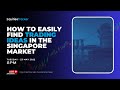 How to easily find trading ideas in the Singapore market