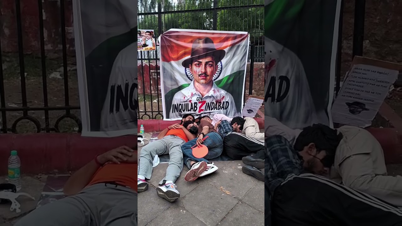Another Night Under Bhagat Singh's Portrait... But Why? 🇮🇳