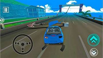 DEADLY RACE #2  POLICE Car Bumps Challenge 3d Gameplay Android IOS