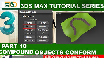 PART 10-COMPOUND OBJECTS-CONFORM (3DS MAX TUTORIAL SERIES) #3dsmax #vray