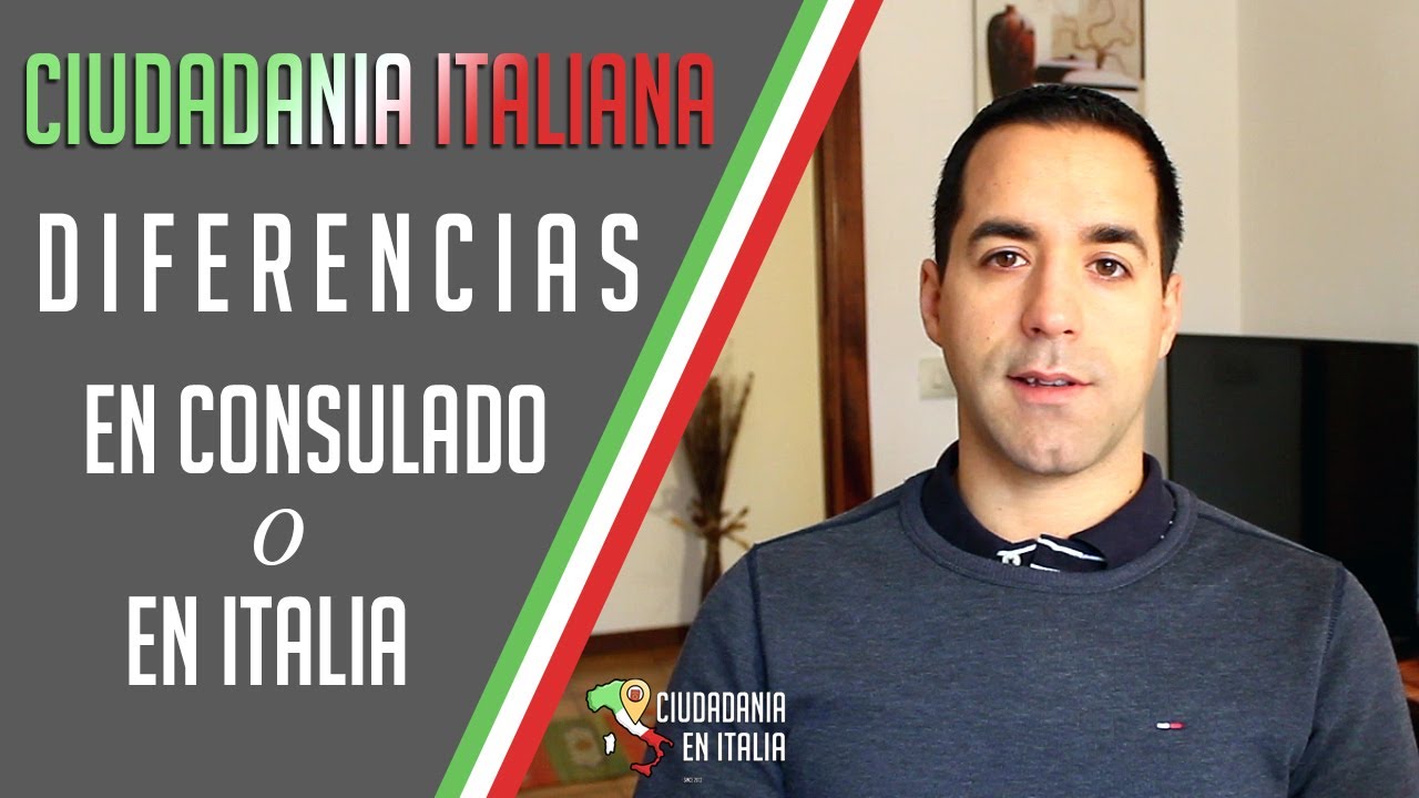 DIFERENCIAS tramitar en Consulado o en Italia! Cómo obtener la