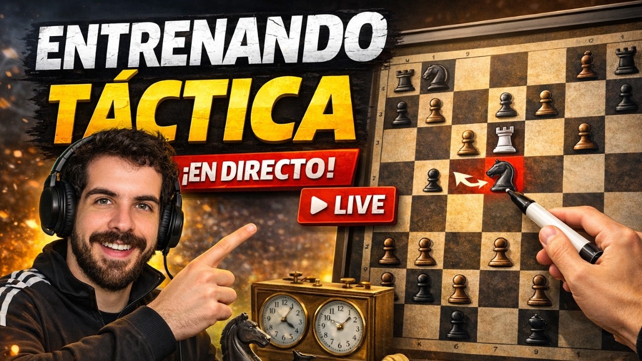 Entrenando Táctica con un Gran Maestro 🔥