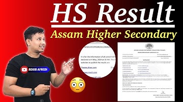 Assam HS Result 2024 ✅ || Assam 12th Results 2024 🔔 || AHSEC Results 2024