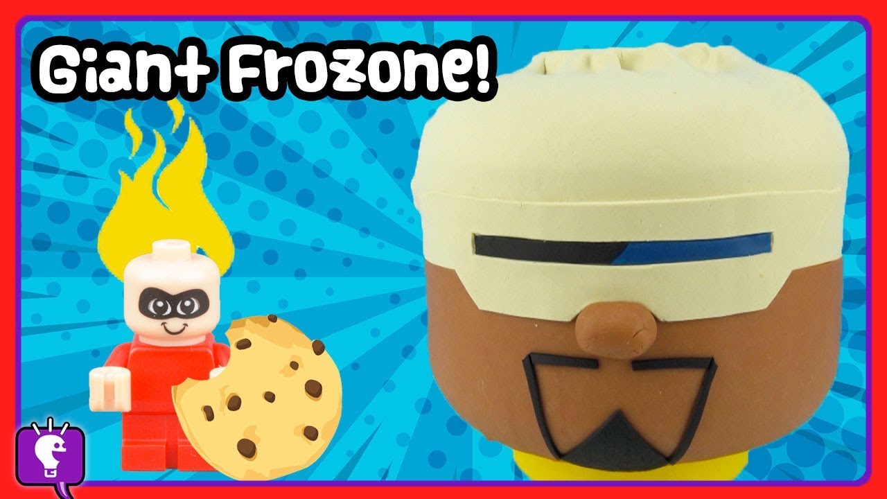 surprises ideas for boyfriend Frozone Saves Incredible Kids from Fireball Jack Jack on HobbyKidsTV
