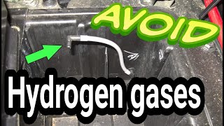How to replace your BATTERY on a Dodge Charger Chrysler 300 Challenger. Avoid HYDROGEN gases.P0562