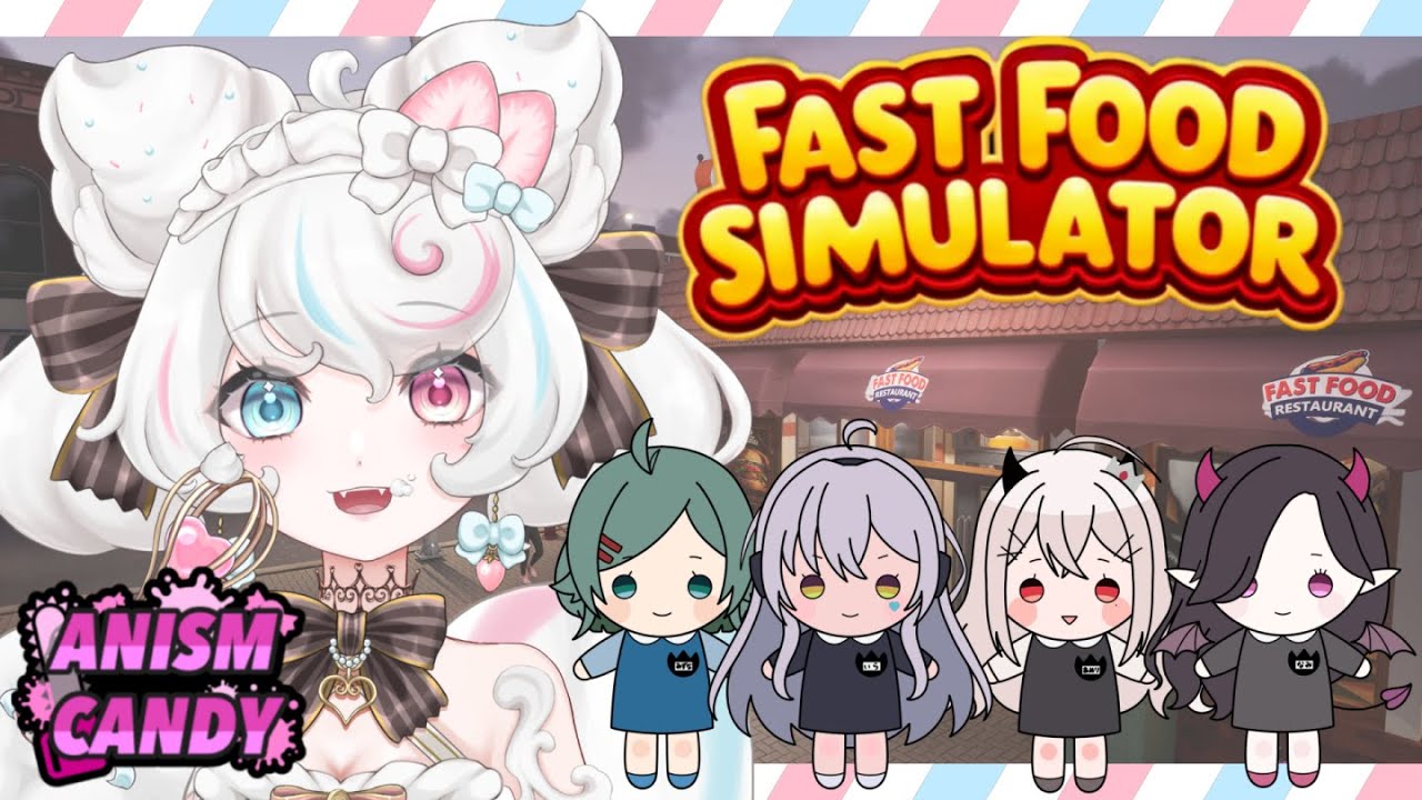 【コラボ /ANISM/Fast Food Simulator/飲酒】バイト慣れたから失敗とかあるわけｗｗｗｗ【 新人VTuber/甘雪しろむ/雑談 】