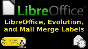 LibreOffice Mail Merge with Evolution Contacts