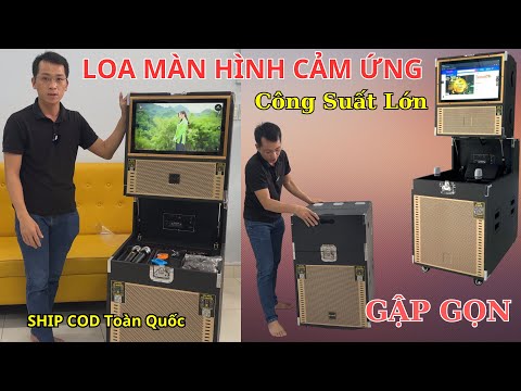 Loa Kéo Có Màn Hình Cảm Ứng Cao Cấp Hát Karaoke Tiện Lợi - Loa Có Màn Hình Công Suất Lớn Nhất