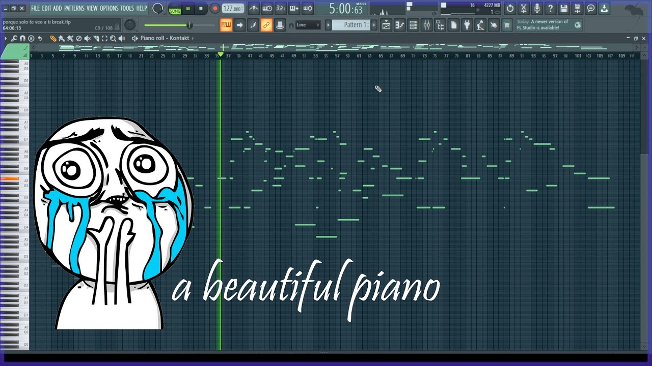 Producing a beautiful piano😰​|FL Studio