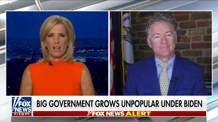 Dr. Rand Paul Joins Laura Ingraham to Discuss Big ...