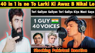1 Indian Guy 40 Different Voices | With Music | Good Pakistani Reaction