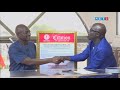 KOMFO ANOKYE TEACHING HOSPITAL PRESENTS A CITATION TO HON. KENNEDY AGYAPONG