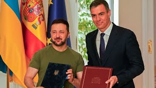 Визит Зеленского в Мадрид: Испания и Украина заключили соглашение по безопасности
