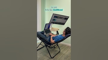 How to add a big monitor to my recliner workstation setup