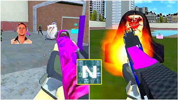 Nextbots Sandbox in Backrooms Shooter Gameplay , Sandbox Android Games  ios Walkthrough Simulator