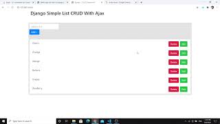 Django+Ajax Experimentation