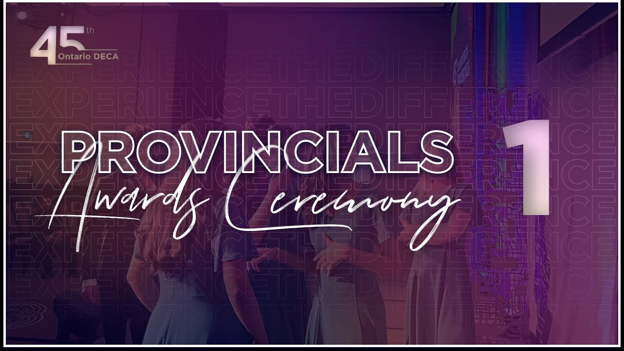 Awards Ceremony 1 | 45th Annual Provincials Conference