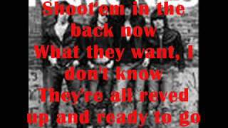 Video thumbnail of "The Ramones - Blitkrieg Bop - Lyrics"