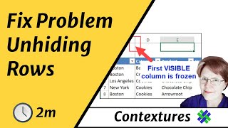 Trouble Unhiding Rows or Columns in Excel Fix Microsoft Excel Hidden Rows Won T Unhide