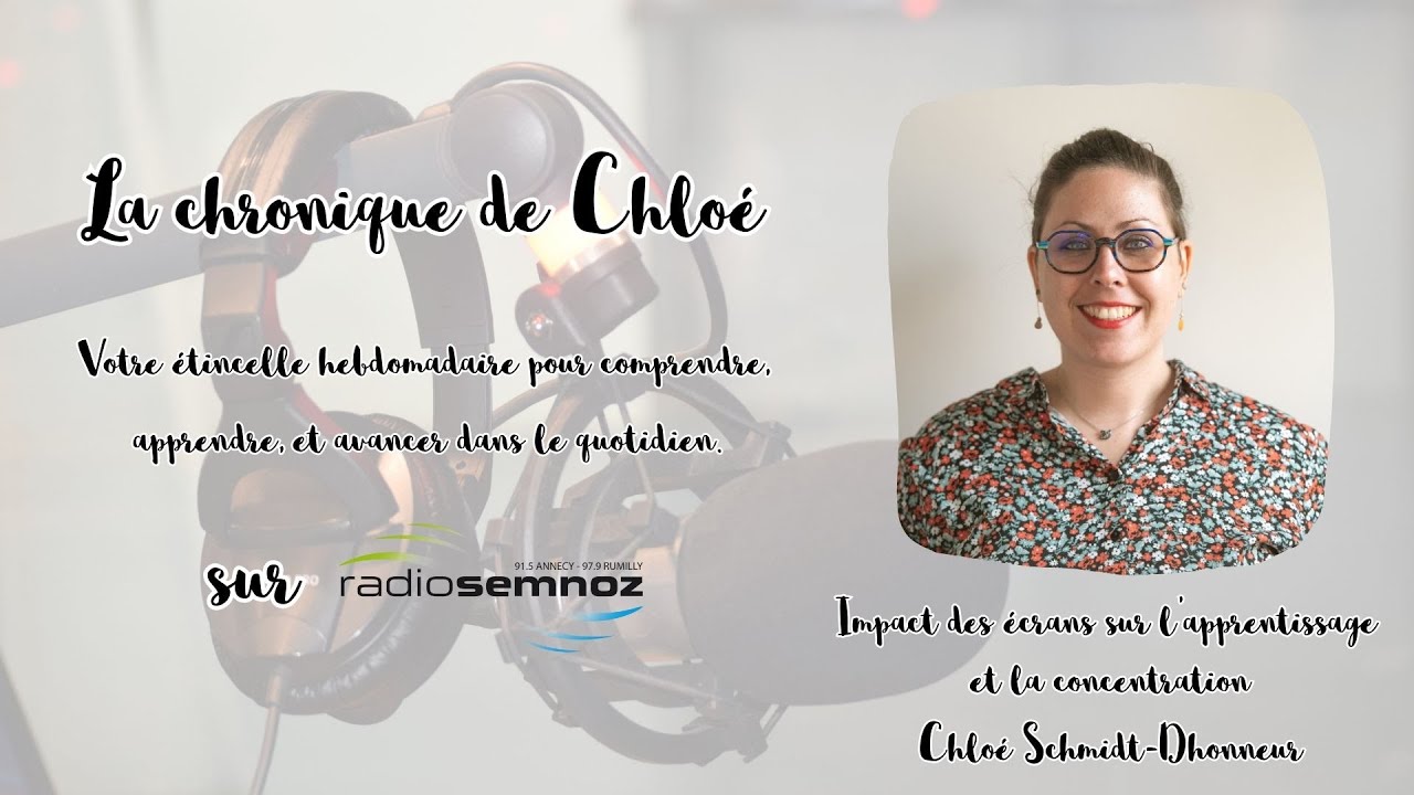 🎙️ La chronique de Chloé - Impact des écrans sur l’apprentissage et la concentration