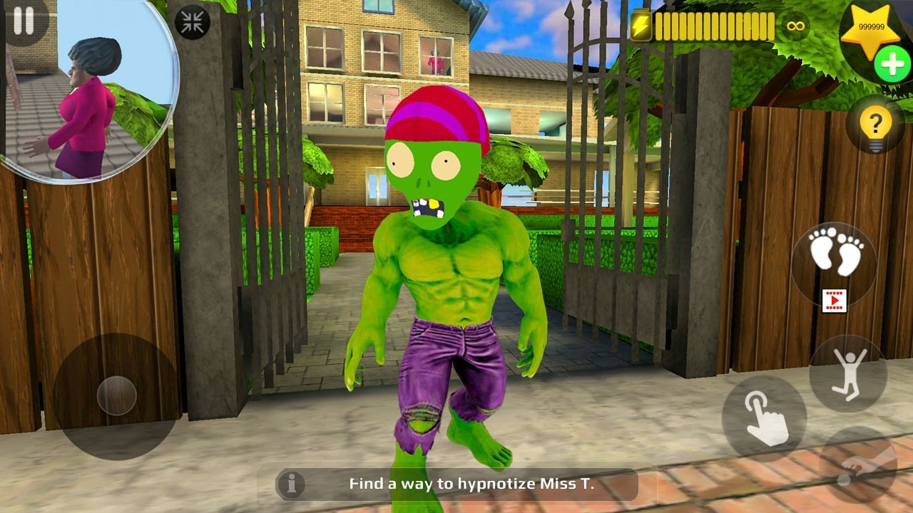 Scary Teacher 3D -miss t zombie hulk enter in new update (android,ios)