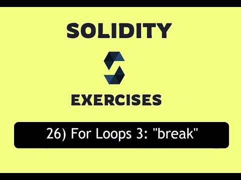 26- For Loops 3: break