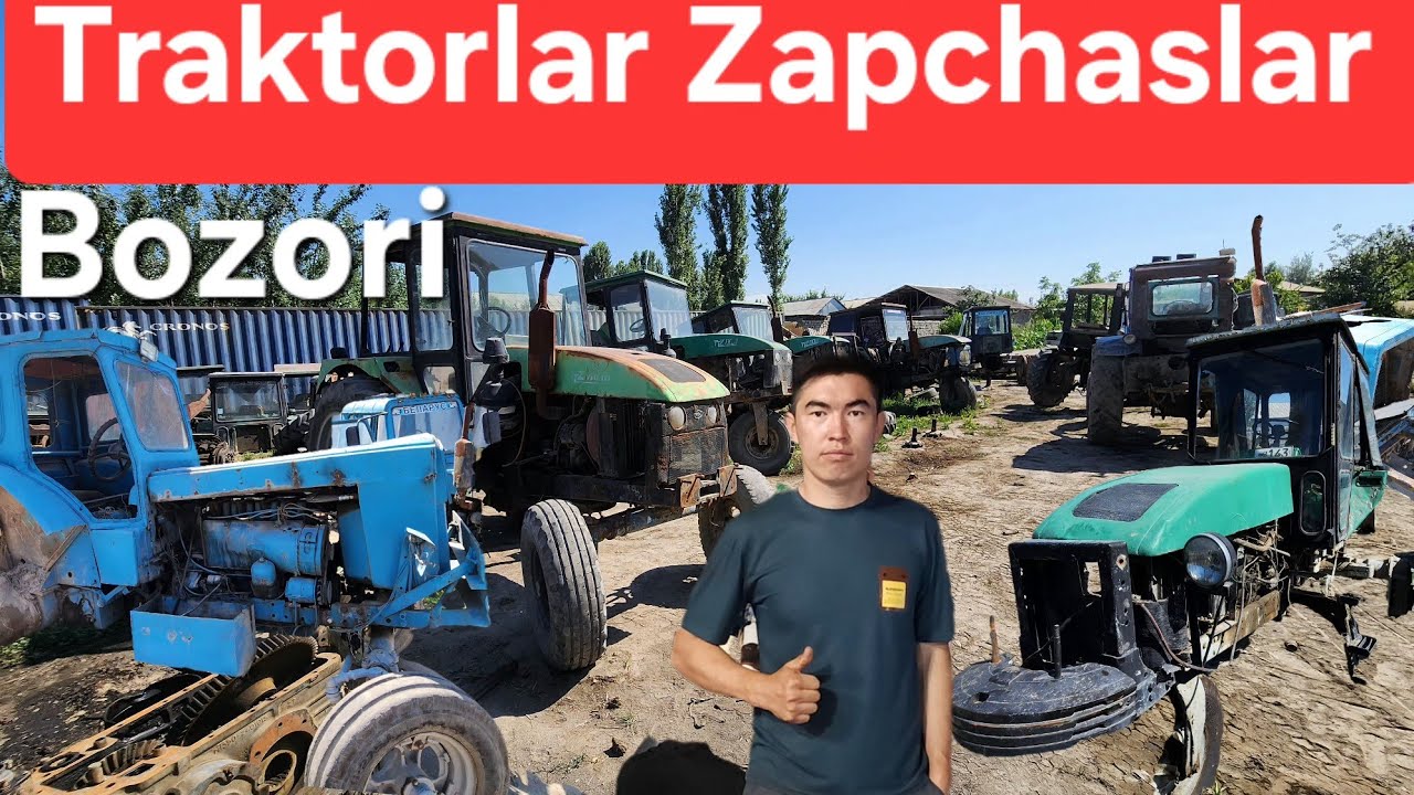 Farg'ona Qo‘qon Traktor Texnika Zapchaslar sotiladi Mtz Ttz T 28 T 40 mini tractor yumuzi bt kabina