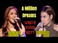 A Million Dreams - ABS CBN VS GMA Morisette Amon VS Julie Anne San Jose