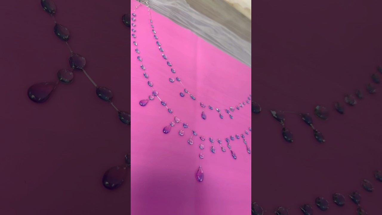 Resin Crystal Necklace | Resin Jewelry 