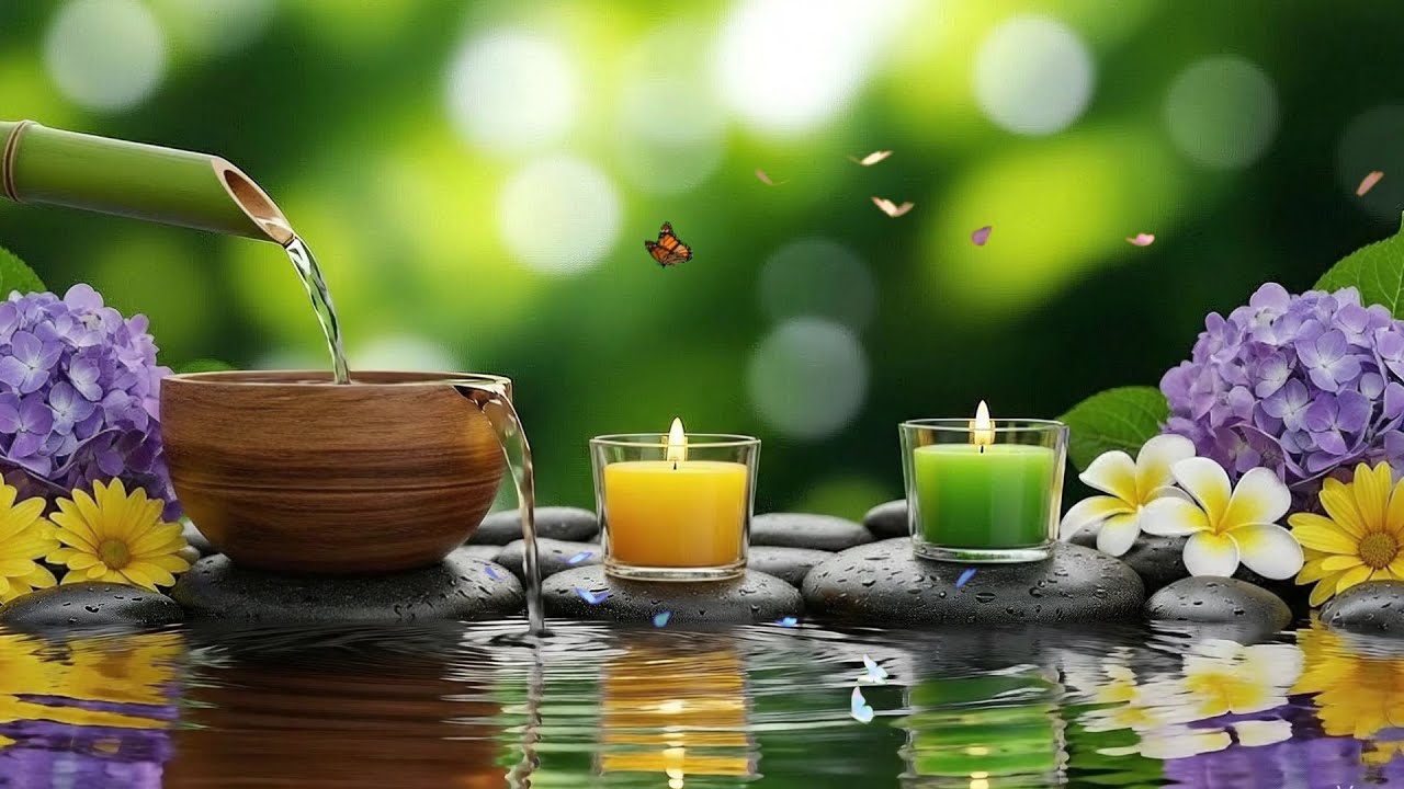 Water Calm Instruments Calming Piano & Water Sounds 🌿 Peaceful Relaxing Music for Mind & Soul ...