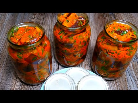 Баклажаны по корейски на зиму - Кади Хе. Вы спрашивали - Как закрыть этот салат на зиму?