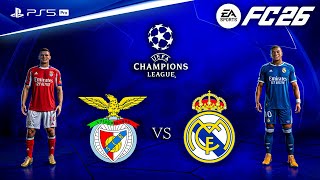 FC 26 - Benfica vs. Real Madrid - UEFA Champions League 25/26 Full Match | PS5™ Pro [4K60]