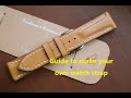 Leather craft: Guide to make your own watch strap