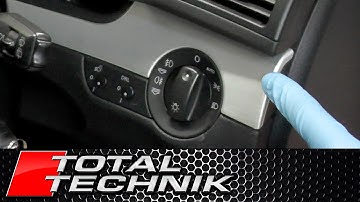 How to Remove Dash Trim Around Headlight Switch - Audi A4 S4 RS4 - B6 B7 - 2001-2008 - TOTAL TECHNIK