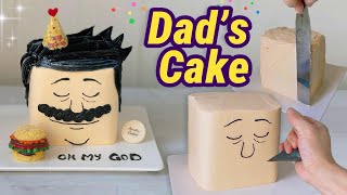The Perfect Father’s Day Cake 🍔 Bob Belcher Cake Tutorial
