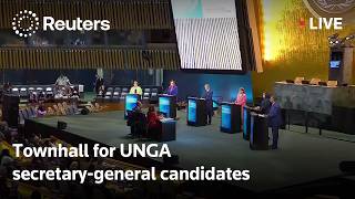 LIVE: UN hosts townhall with secretary-general candidates
