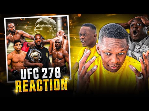 Israel Adesanya & Dave Blakamoto React to DRAMATIC UFC 278 PPV