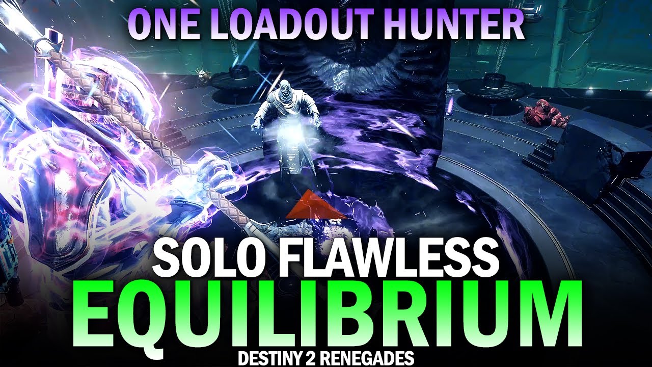 Solo Flawless Equilibrium Dungeon (One Loadout Hunter) [Destiny 2]